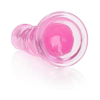 Realistic Dildos Realrock Crystal Clear Straight 10 In Dildo Without Balls Pink