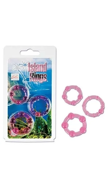 Silicone Island Rings (Pink)