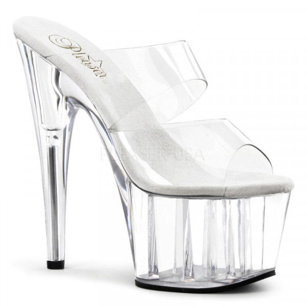 ADORE-702 - 7" Stiletto Heel Two-Band PF Slide — image 5 of 12