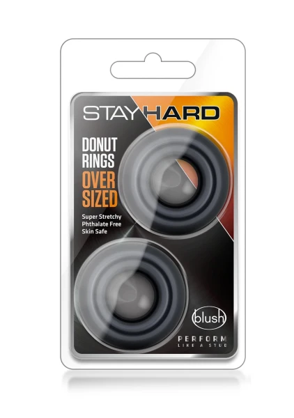 Stay Hard - Donut Rings Oversized