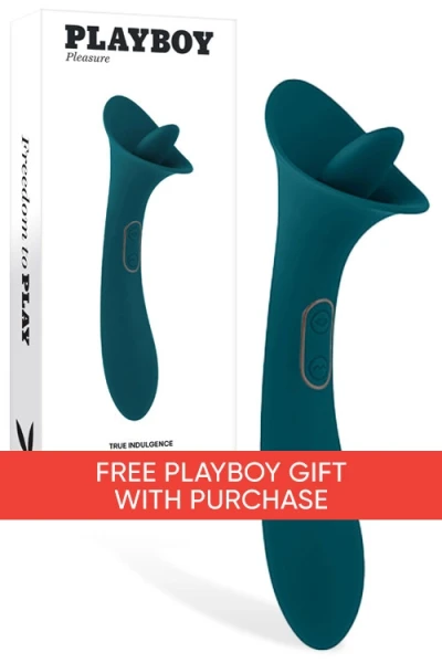 Playboy True Indulgence 8.4" G Spot & Clitoral Vibrator