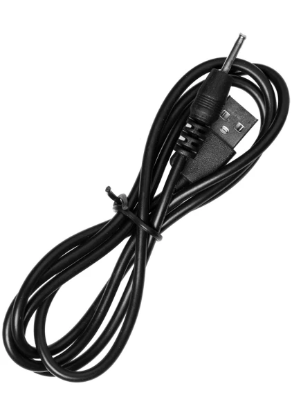 USB Pin Charger Cord (Vibrating Kink Pumped) - Black