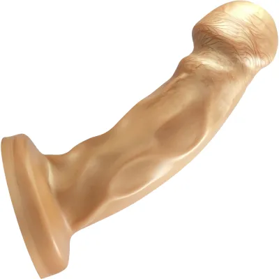 Splendid Dual Density Silicone Dildo By Uberrime Medium Creme Brulee