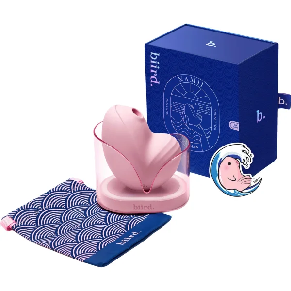 Namii  Pressure Wave Clitoral Suction Stimulator With Vibration & Mood Light By Biird - Lilac