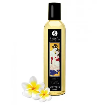 Shunga Erotic Massage Oil Serenity Monoi 8 5oz