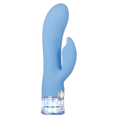Evolved Glitteriffic Blue Rabbit Vibrator