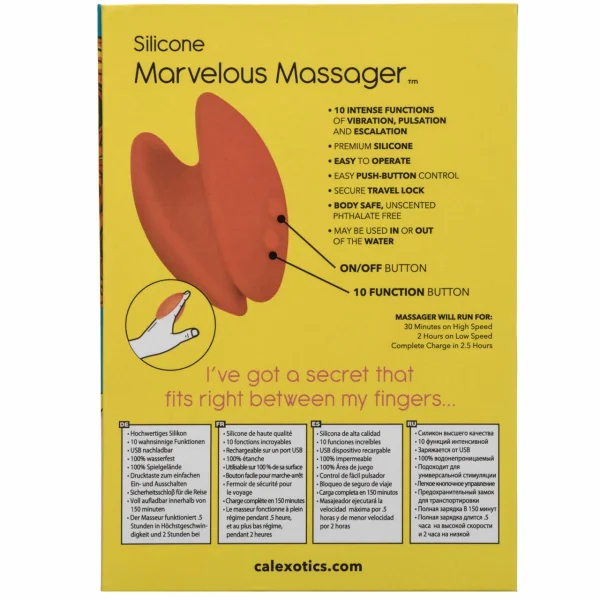 Mini Marvels Silicone Marvelous Massager Vibrator