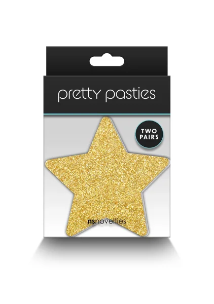 Pretty Pasties Glitter Stars Nipple Pasties Set