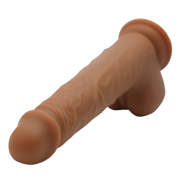 Realistic 8 Inch Ultra Veined Silicone Dildo With Balls — image 12 of 14