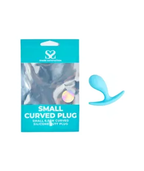 Share Satisfaction Small Curved Plug - Aqua — image 7 of 8