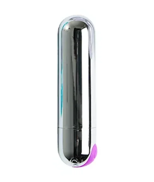 Share Satisfaction Rechargeable Waterproof Bullet Vibe - Silver - — image 3 of 4