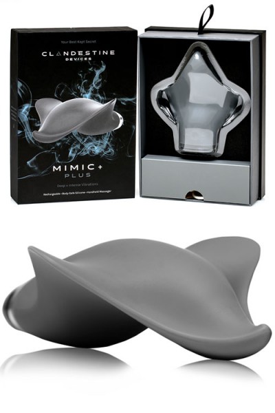 Clandestine Devices MIMIC PLUS Rechargeable Silicone 4.1" Vibrating Massager
