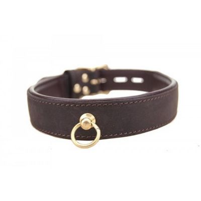 BOUND Nubuck Leather Choker with O Ring