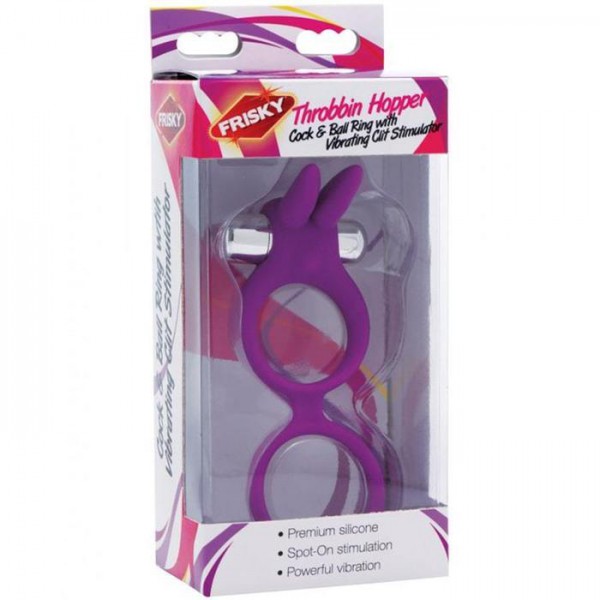 Throbbin Hopper Vibrating Cock & Ball Ring — image 4 of 5
