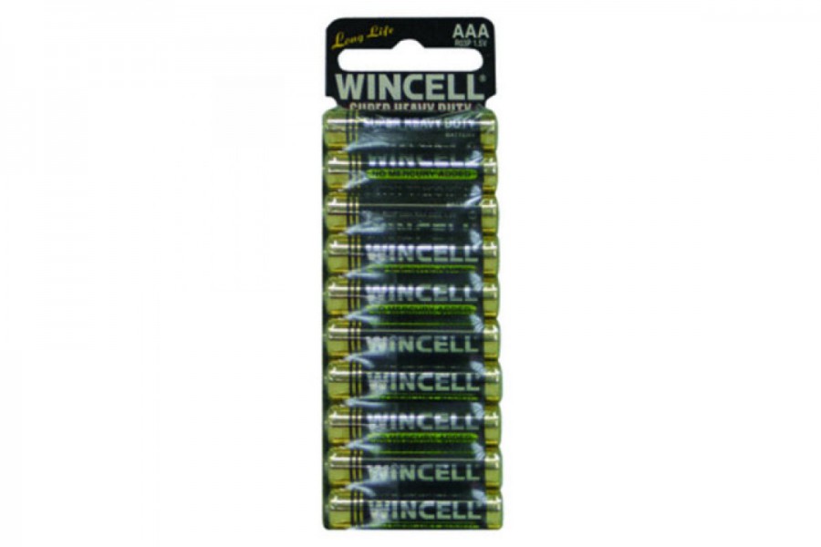 Wincell AAASuper Heavy Duty Carded Batteries 10 Pk