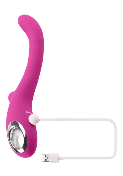 Strike A Pose Silicone Dual Stimulation G-Spot & Clitoral Vibrator With Suction By Evolved Novelties