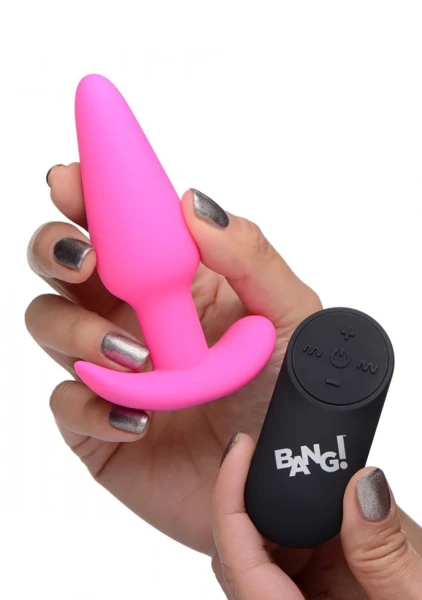 Remote Control 21X Vibrating Silicone Butt Plug — image 7 of 24