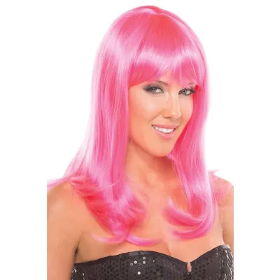 Hollywood Wig Hot Pink O s