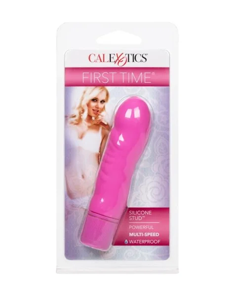 First Time Silicone Stud - Pink