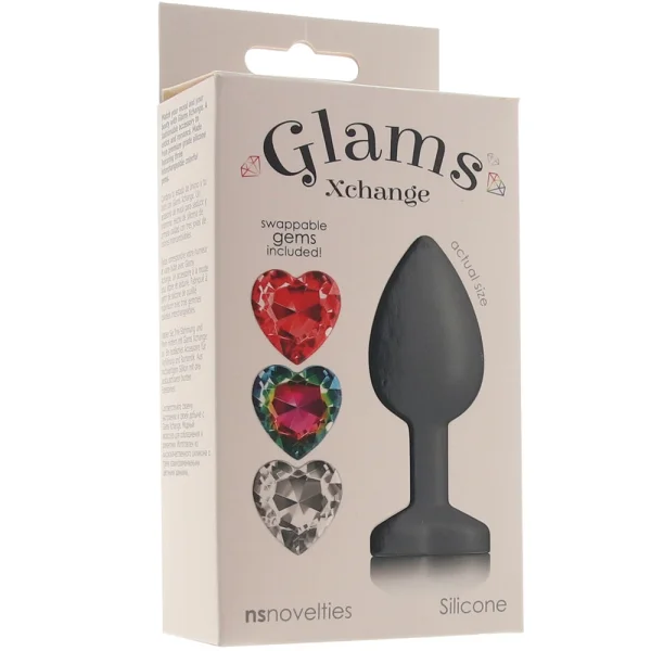 Glams Xchange Heart Gem Butt Plug
