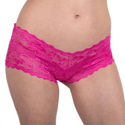 Bondara Pink Open Back Bow Knicker