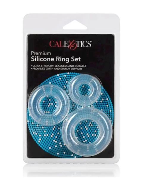 Premium Silicone Ring Set - Clear