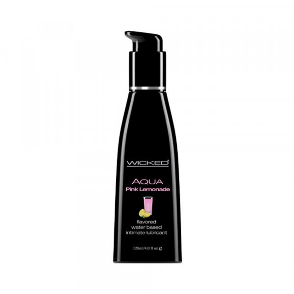 Wicked Aqua Pink Lemonade Flavored Lubricant 4oz