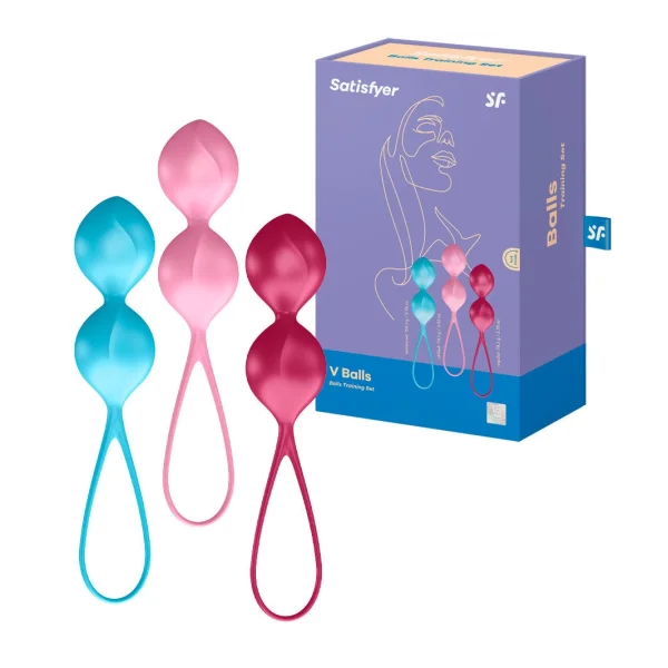 Satisfyer Set Of 3 Weighted Double Training Orgasm Balls