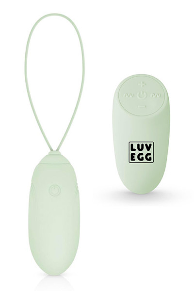 LUV EGG 6.3" Vibrating Luv Egg with Remote Control
