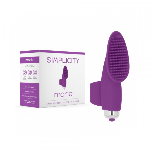 Simplicity Marie Finger Vibrator Purple