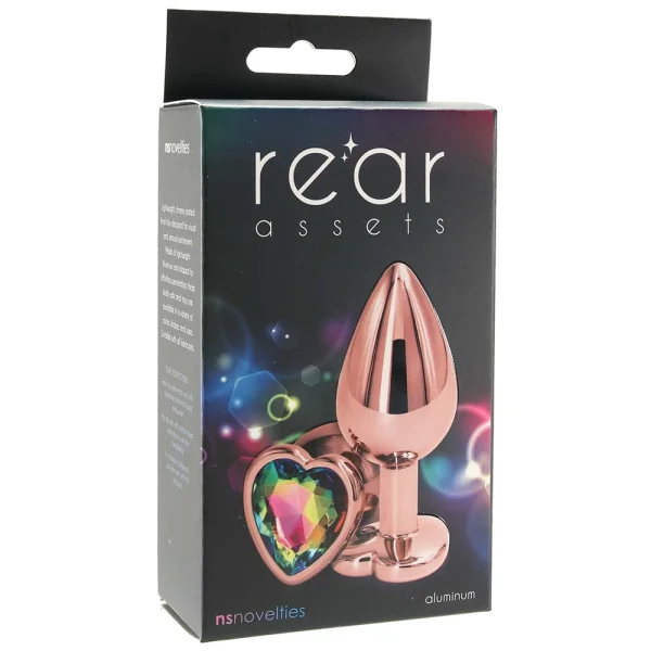Rear Assets Rose Gold Heart Medium Rainbow