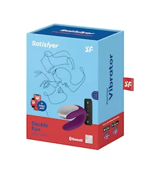Satisfyer Double Fun - Violet - 3.7 Inch — image 9 of 14