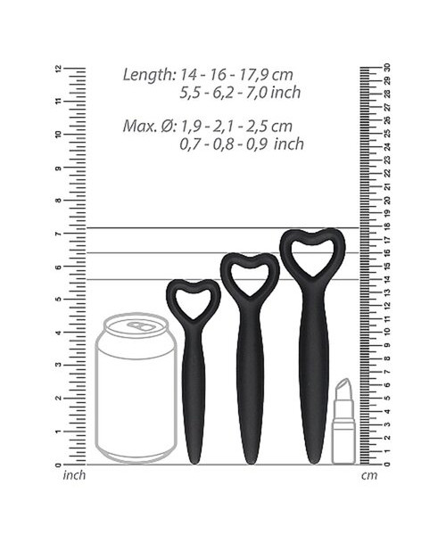 Ouch! 6 Piece Silicone Vaginal Dilator And Bullet Vibrator Set — image 11 of 11