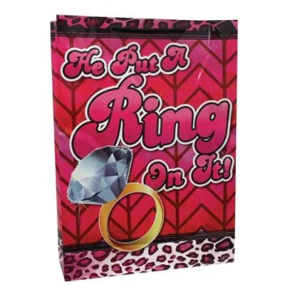 He Put a Ring on It Large Gift Bag