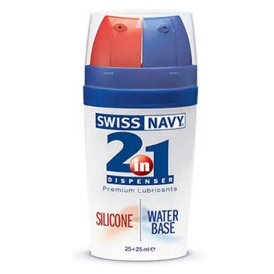 Swiss Navy 2 In 1 Silicone Water Based