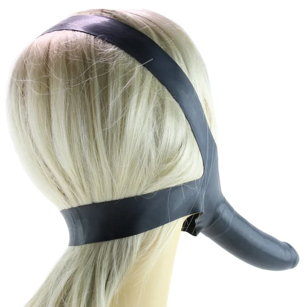 The Original Accommodator Latex Dong Head Strap-on