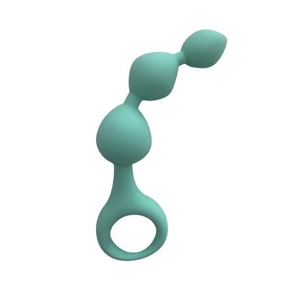 Large Silicone Anal Beads Aqua