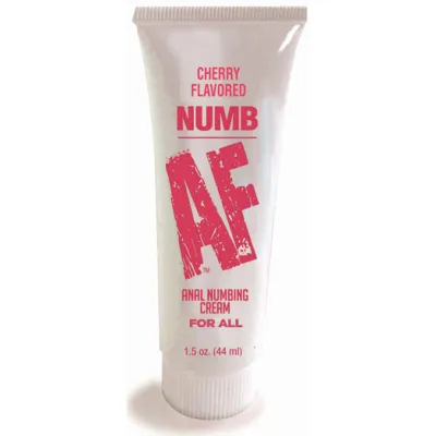 Numb AF Cherry Flavoured Anal Numbing Cream 44 ml Tube