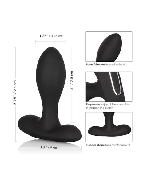 Eclipse Slender Probe - Black - 3.75 Inch