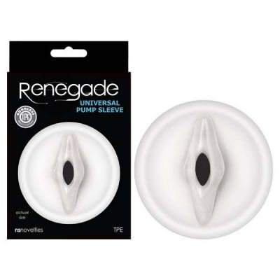 Renegade Universal Pump Sleeve Clear Vagina Shaped Penis Pump Sleeve