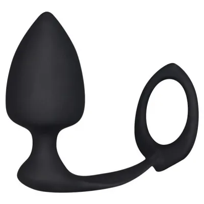 Lovetoy Anal Indulgence Collection Combo Threat Cock Ring and Butt Plug