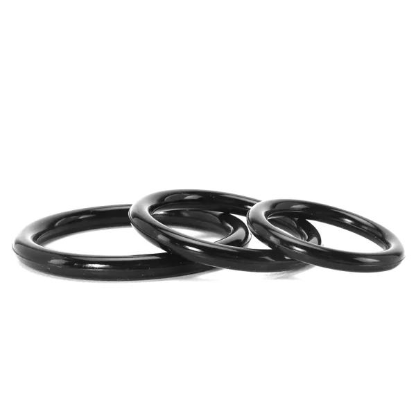 Fantasy C-Ringz Silicone Ring Stamina Set - Black