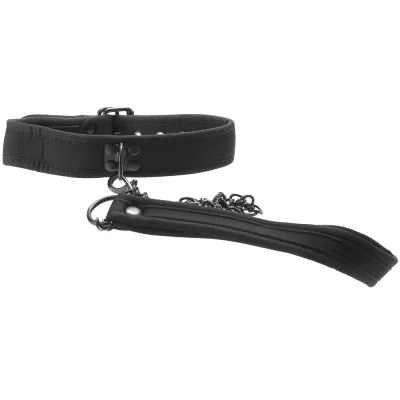 Ouch Puppy Play Neoprene Collar With Leash