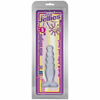 Crystal Jellies 5 inch Anal Delight Clear