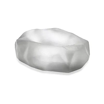 Hunkyjunk Fractal Tactile Cockring Clear Ice