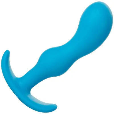 Mood Naughty 2 Large Silicone Butt Plug by Doc Johnson Blue
