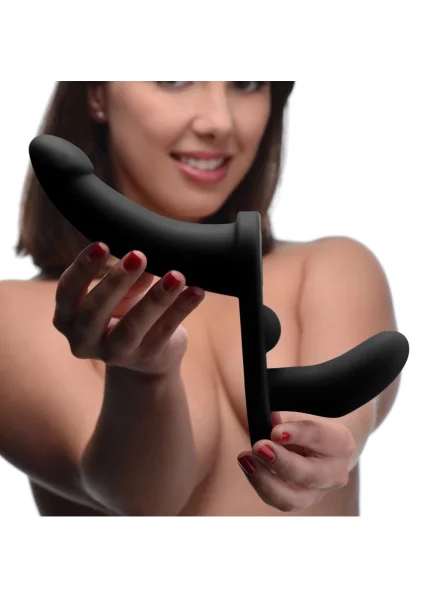 'Double Take' Vibrating Double Penetration Strap-On