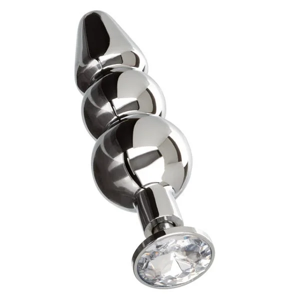CalExotics Star-F Sparkling Gem Beaded Butt Plug & Dual Penis Enhancer