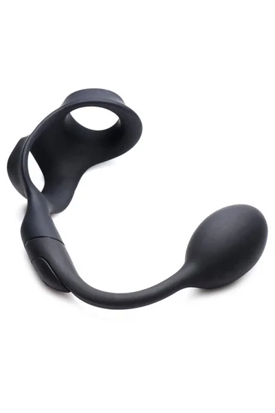Alpha-Pro P-Bomb Cock & Ball Ring with Vibrating Anal Plug — image 9 of 12