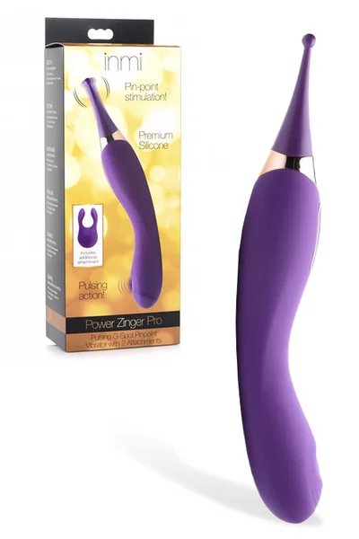 Inmi Dual-Ended Silicone Pulsing & Pinpoint G-Spot Vibrator — image 7 of 9